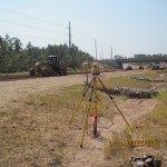 gps surveying roadway